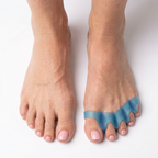 silicone toe splayer for foot recovery, foot pain relief, bunion support, plantar fasciliitis